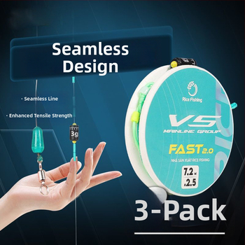 Основна линия – комплект без възли с обновена система за бързо заключване, готова за употреба риболовна линия