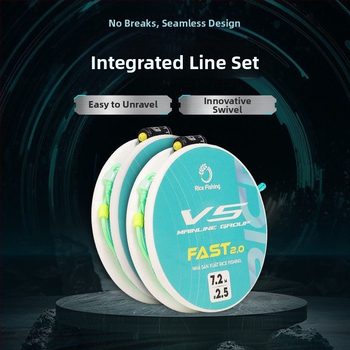 Основна линия – комплект без възли с обновена система за бързо заключване, готова за употреба риболовна линия