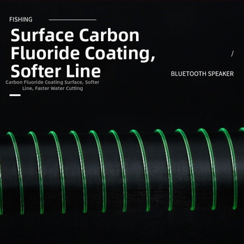 Найлонова главна линия с подлиния, 500 м, износоустойчива, супер мека, антизавъртане, риболовна линия