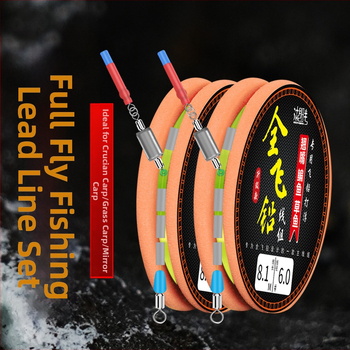 Ručni vezani komplet Fly Lead Line set za šarana i karasa – integrirana glavna linija za plutaški ribolov