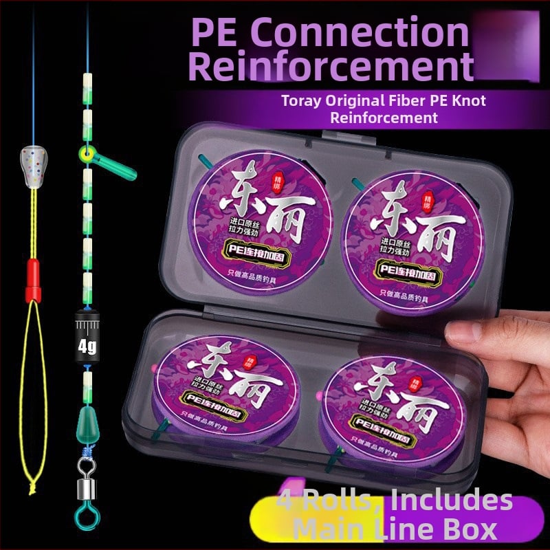 Glavna ribolovna linija set - ojačano čvorište spoja, Nylon, duljina 3,6–8,1 m, za rijeke i jezera