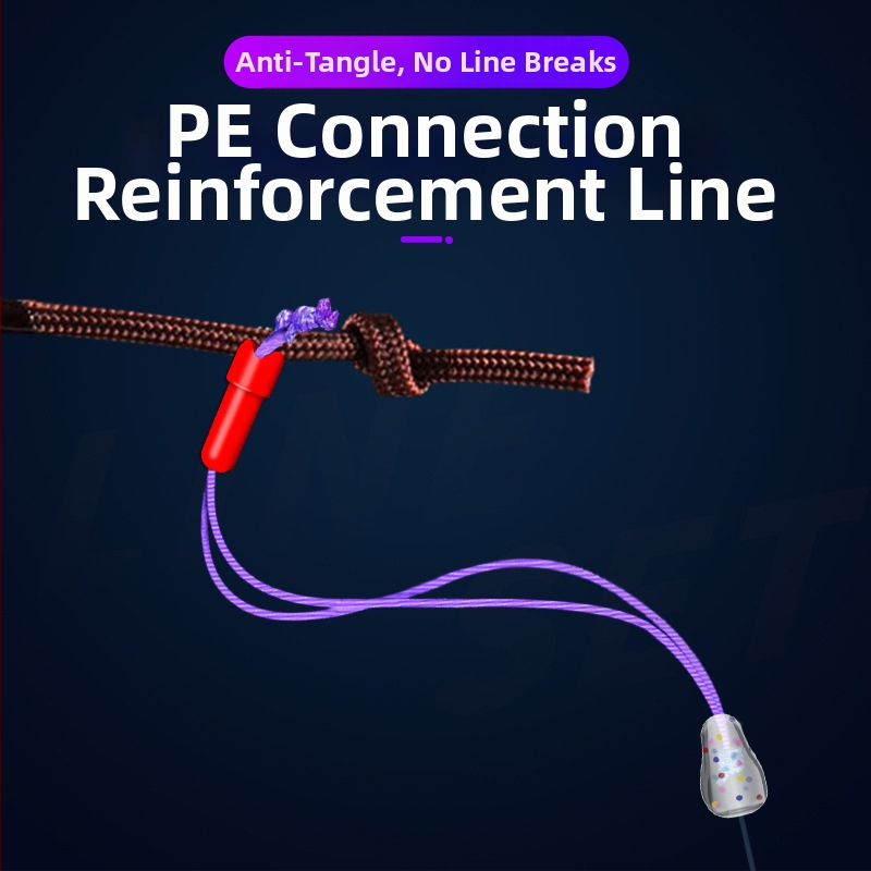Glavna ribolovna linija set - ojačano čvorište spoja, Nylon, duljina 3,6–8,1 m, za rijeke i jezera