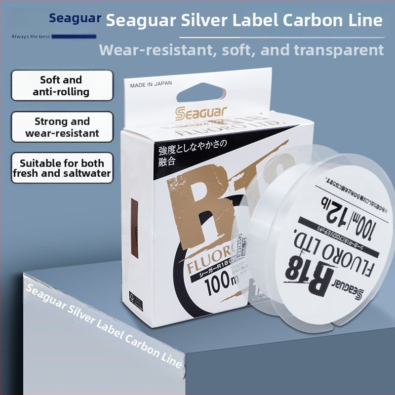 SEAGUAR Karbonska vlakna linija za ribolov, Sub-Line, 6 komada