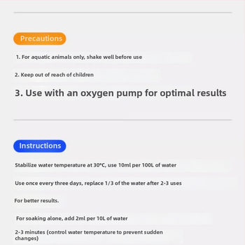 Metüleensinine lahus akvaariumi jaoks – kalade tervis, vee kvaliteedi parandamine ja desinfitseerimine, 2,5 kg