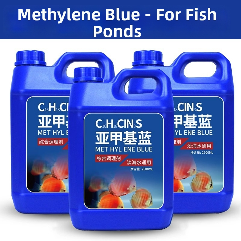 Metüleensinine lahus akvaariumi jaoks – kalade tervis, vee kvaliteedi parandamine ja desinfitseerimine, 2,5 kg
