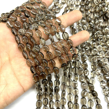 Tea crystal perle u ovalnom posebnom obliku za DIY narukvicu i ogrlicu; polirani kristal; tip kristala: tea crystal; uzorak: poluproizvod dugačak lanac; stil: visoka klasa