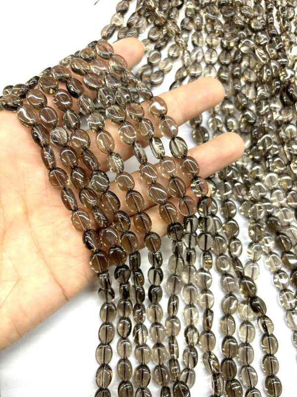 Tea crystal perle u ovalnom posebnom obliku za DIY narukvicu i ogrlicu; polirani kristal; tip kristala: tea crystal; uzorak: poluproizvod dugačak lanac; stil: visoka klasa