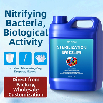 Nitrifitseerivate bakterite lahus dekoratiivkaladele akvaariumis — veepuhastusvahend, stabilisaator, bakterite kultuur