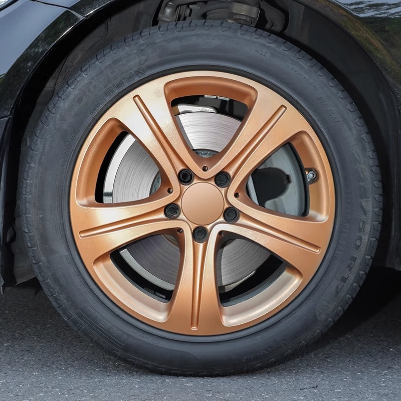 Φιλμ ψεκασμού βαφής κεντρίας περιοχής τροχού για ανακαίνιση – υγρή βάση επίστρωσης, υψηλή ιξώτητα, ισχυρό σύστημα κόλλας, συμβατό με εγκατάσταση τροχού, εξατομικευμένες ρυθμίσεις επεξεργασίας