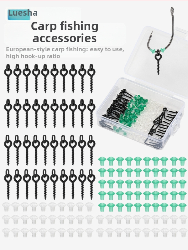 Set za karp lov, 140 komada, europski stil, PVC dodaci, plastična konstrukcija, od Shark looting