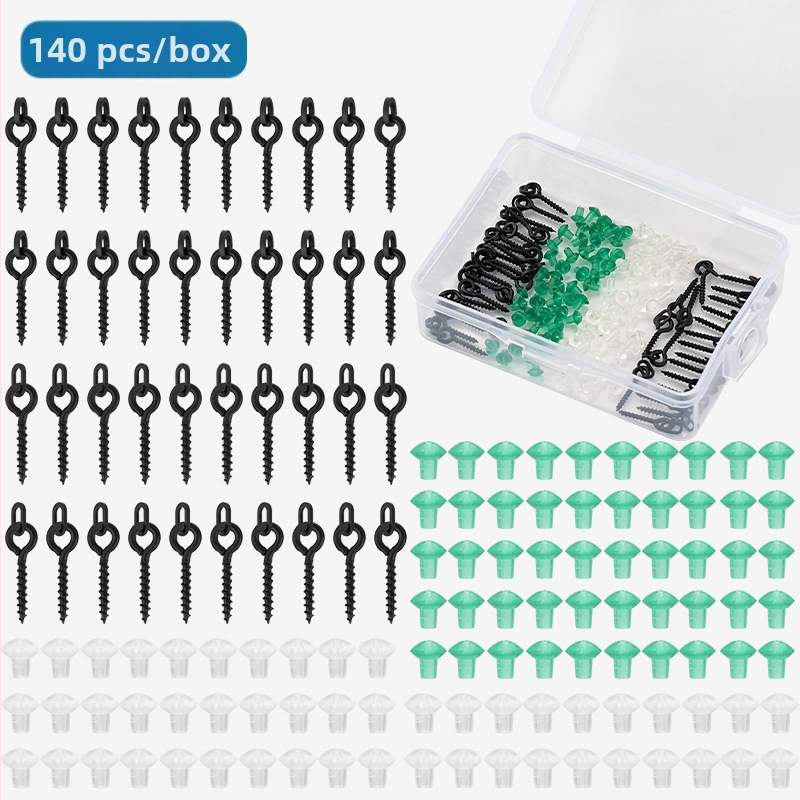 Set za karp lov, 140 komada, europski stil, PVC dodaci, plastična konstrukcija, od Shark looting