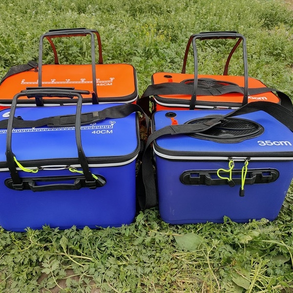 Kutija za ribolov za žive ribe, sklopiva EVA, debeli materijal, s integriranim kalupom (Brand: Beauty fish; Materijal: EVA)