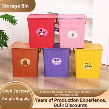 Plastikinis laikymo kibiras su dangteliu, sustiprintas kvadratinis kibiras su rankena, daugiafunkcinis laikymo suolas vonios kambariui