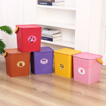 Plastikinis laikymo kibiras su dangteliu, sustiprintas kvadratinis kibiras su rankena, daugiafunkcinis laikymo suolas vonios kambariui