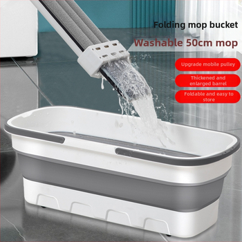 Plastikinis sulankstomas kvadrato formos kibiras automobilių plovimui ir žvejybai