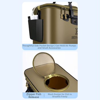 Sulankstoma EVA talpykla gyvoms žuvims, Land War serija, talpa 9–32,5 L, medžiaga EVA, pritaikymas galimas