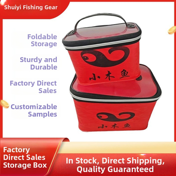 Sulankstomas EVA kibiras žvejybai ir gyvų žuvų laikymui