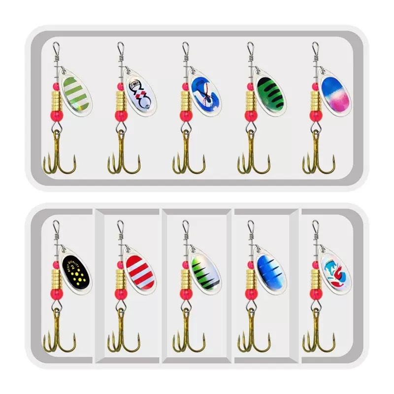 Okretna mamac s metalnim šljokicama, kompozitni set šljokica, 3,5 g, Jiacheng Fishing Gear