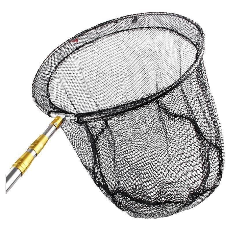 Nehrđajući čelični casting mreža – puni set s preklopnim i teleskopskim štapom, duboka mreža torbica, fina mreža; Promjer otvora mreže: pogledaj detalje; Dubina mreže: pogledaj detalje