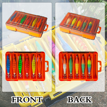 Drveni set udica za škamp i lignje s luminoznom mamom – ABS, Yaohai, proizvedeno u Kini