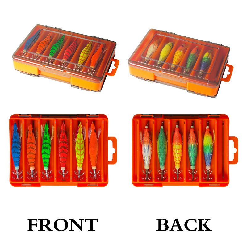Drveni set udica za škamp i lignje s luminoznom mamom – ABS, Yaohai, proizvedeno u Kini