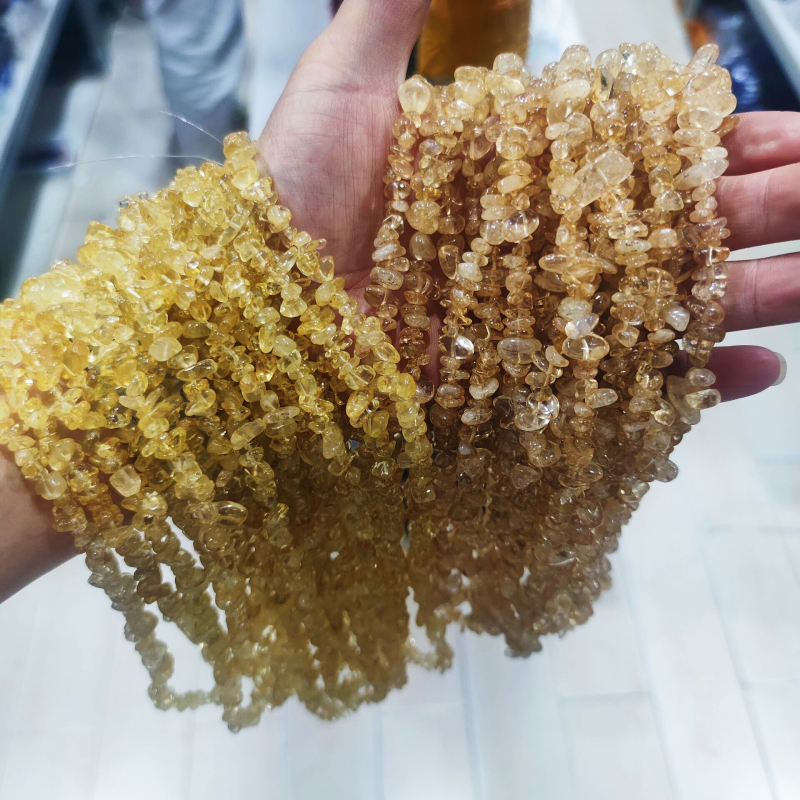 Labave perle od citrina, polirane, podrijetlo Kina, Qinpei Jewelry