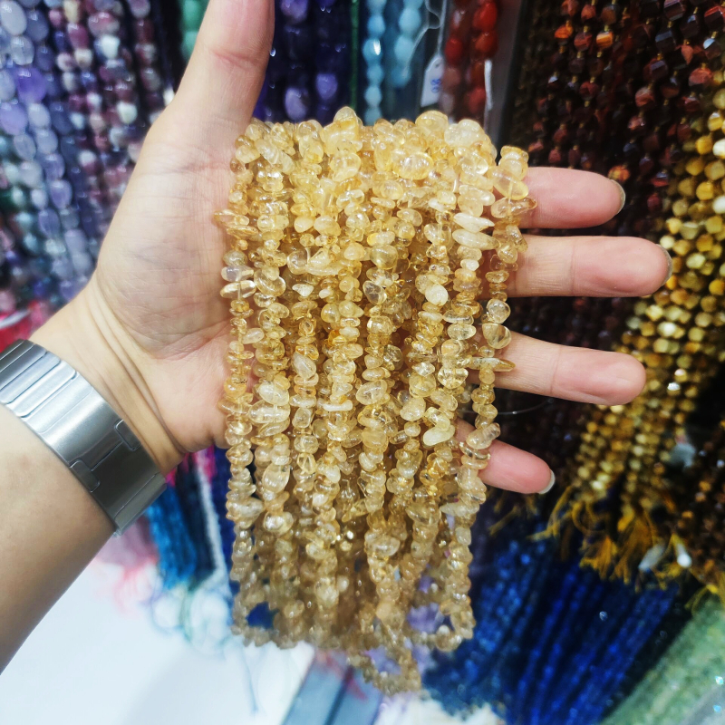 Labave perle od citrina, polirane, podrijetlo Kina, Qinpei Jewelry