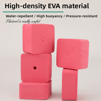 Crucian Carp & Bighead Carp Fishing Set with EVA Foam Buoys, Square Buoyancy Board, Buoyancy Block, Anti-Slip Float