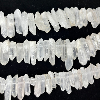 Висулка от естествена кристална колона, не полиран, суров камък, полуготови материали за бижута DIY