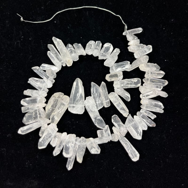 Висулка от естествена кристална колона, не полиран, суров камък, полуготови материали за бижута DIY