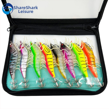 Kalmarų kabliukas jūrų žvejybai su šviesos fluorescencijos efektu — Prekės ženklas SHARESHARK | Medžiaga: Consulting