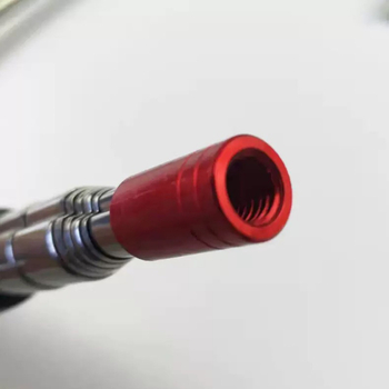 Reguliuojamas teleskopinės masalų šaukštelis su keičiamu galvu, metalinė konstrukcija, skirtas lauko žvejybai