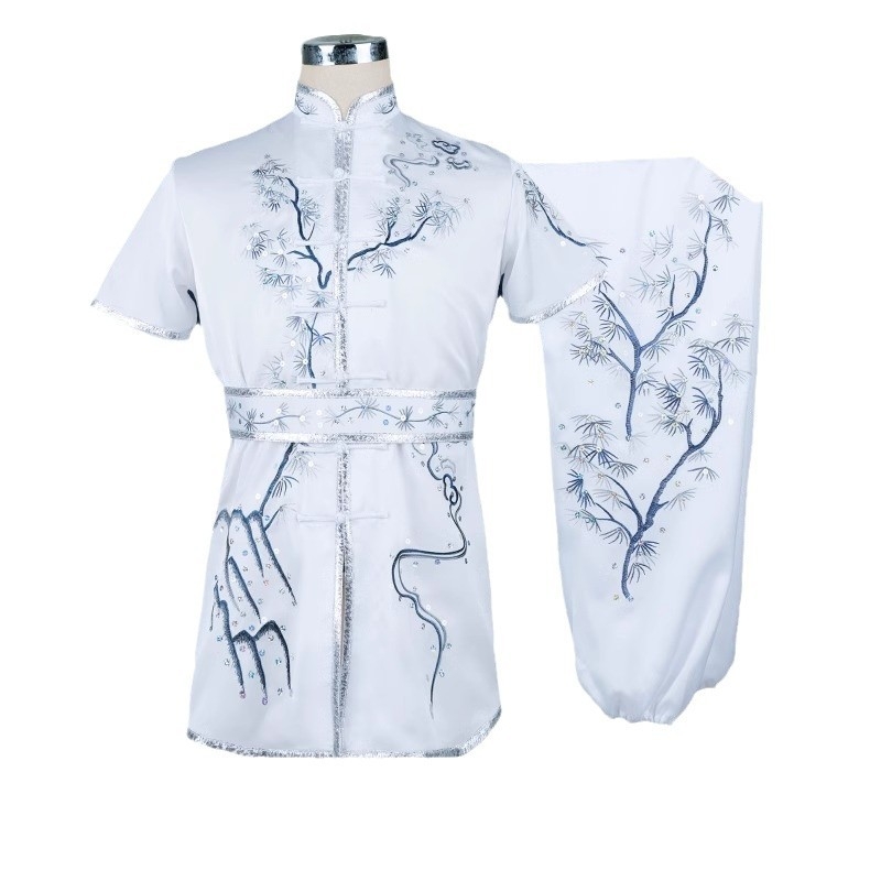 Tai Chi unisex uniforma za trening i natjecanje, našivena, 80% poliester