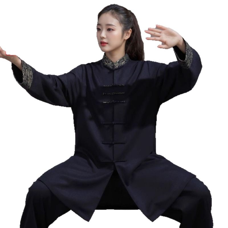 Tai Chi uniforme za odrasle – unisex, kordurojo-linen tkanina s podstavom od Spandexa, za vježbanje i nastup