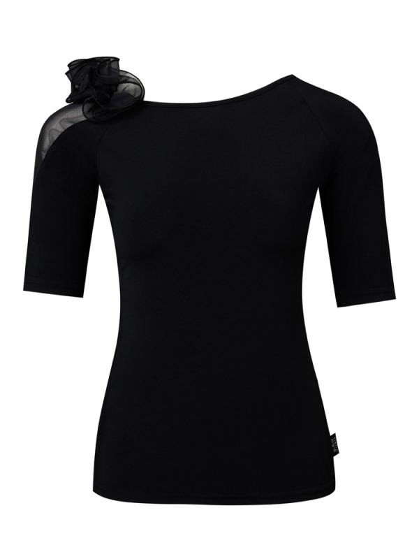 Ženski Latinski ples Top Ient, Pamuk-Poliester Smjesa, Poliester 90–95%, Ljeto 2024