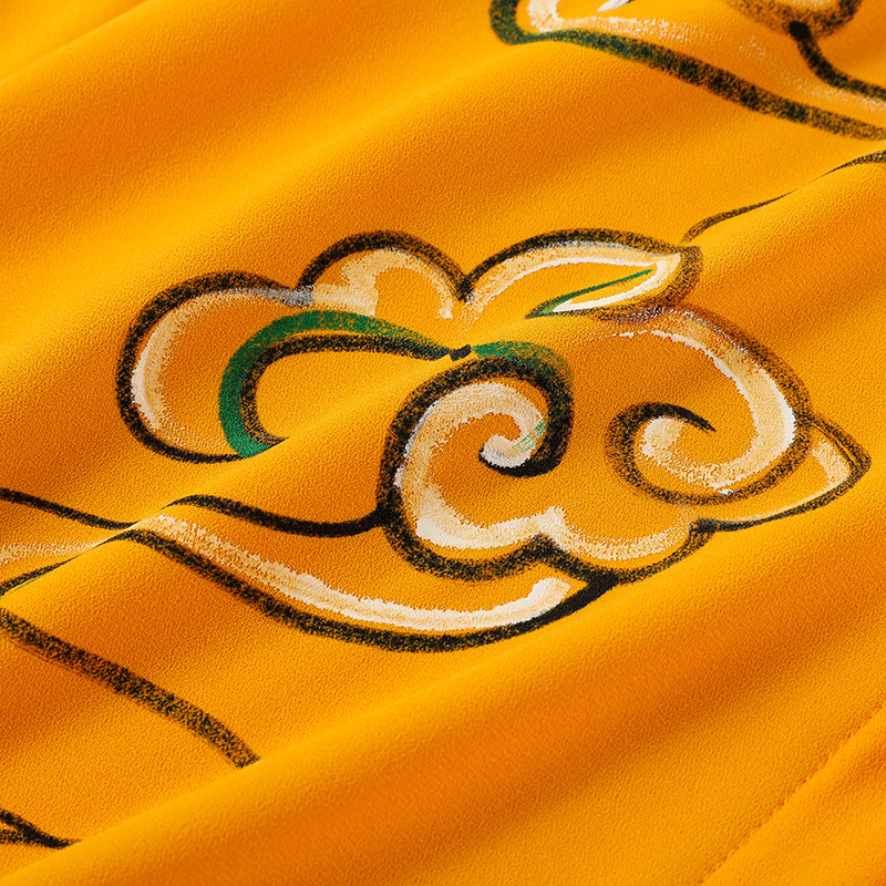 Tai Chi odjevni set, unisex, ručno crtani uzorak, poliester, južno-korejska konoplja, proljeće 2022