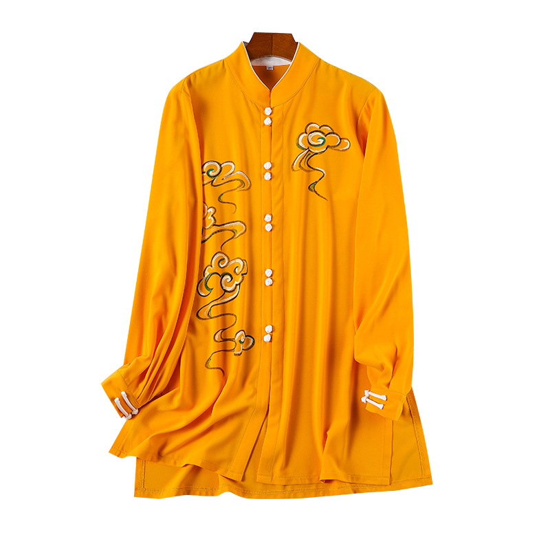 Tai Chi odjevni set, unisex, ručno crtani uzorak, poliester, južno-korejska konoplja, proljeće 2022