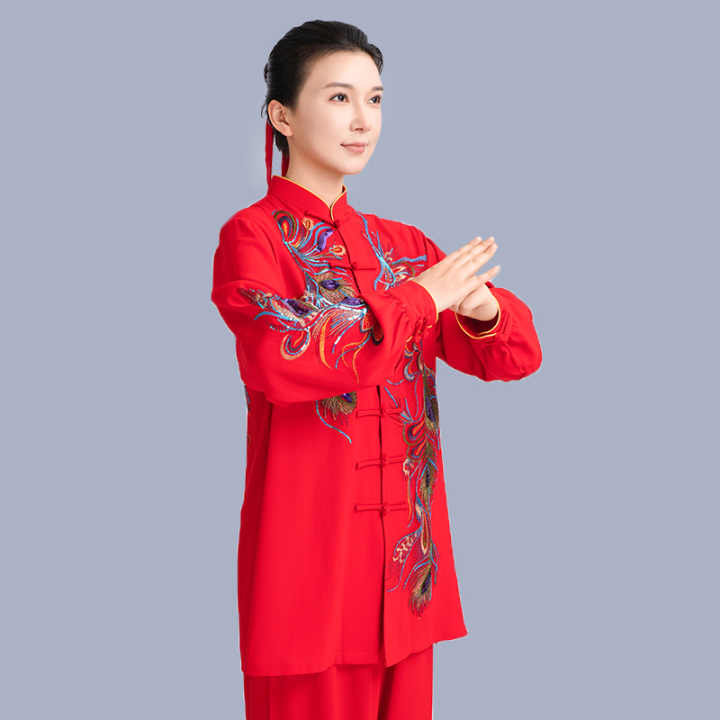 Tai Chi odijelo, dugi stil, Eight-Section Brocade trening za Tai Chi; Corduroy tkanina, sadržaj lana, pamuk podstava