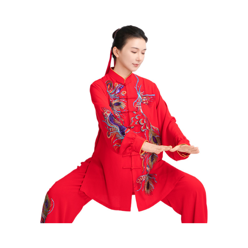 Tai Chi odijelo, dugi stil, Eight-Section Brocade trening za Tai Chi; Corduroy tkanina, sadržaj lana, pamuk podstava