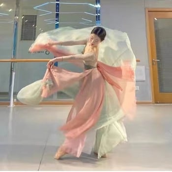 Yunjiao Rose etnička kineska plesna suknja za žene, Tencel tkanina, 95%+ udio