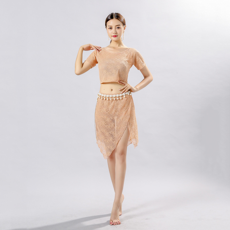 Ženski set odjeće za vježbanje belly dances – čipka, glavni materijal acetat (50–70%), poliester (90%), marka Bao Guang Hong Hua