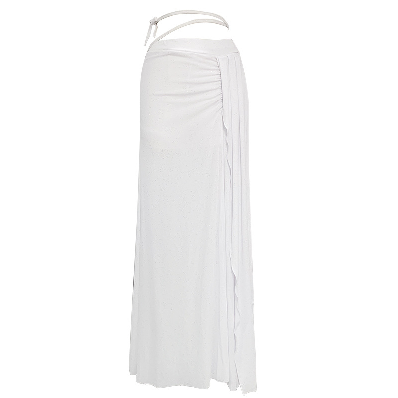 Haljina za Belly Dance – duga haljina sa splitom, Spandex tkanina, Flash Slub Slub Yarn, ženski model, ljeto 2024