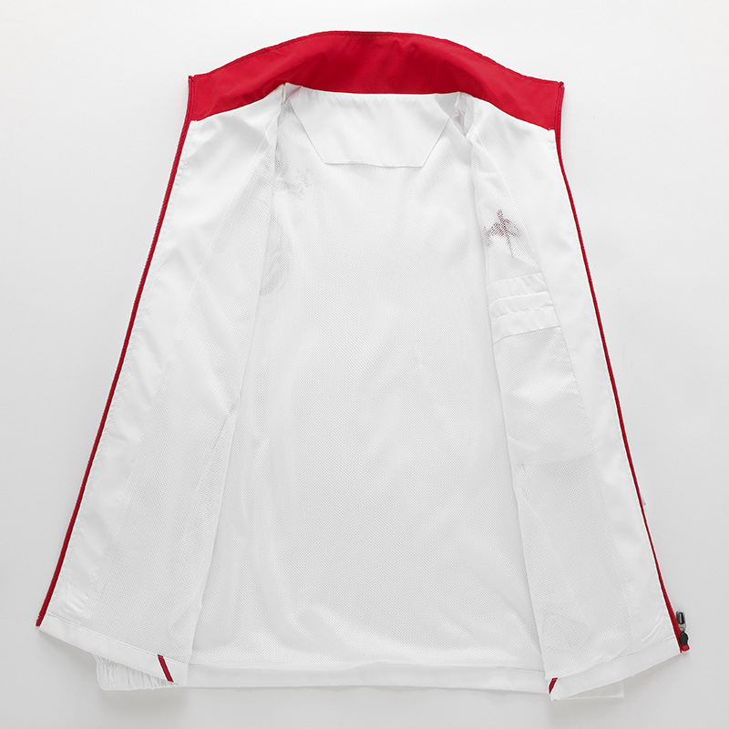 Taekwondo unisex pieaugušo sporta kostīms, garas piedurknes, stāvoša apkakle, ar odere, 100% poliesters