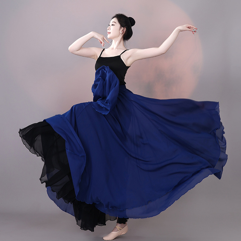 Női táncruha, poliészter 95% feletti, Yunjiao Rose márka, 2024 őszi kiadás