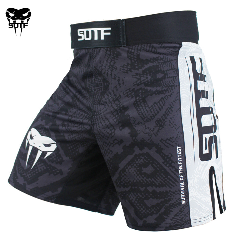 MMA/Sanda borbene šortseve, poliesterna smjesa, poliester 90%, pogodne za Sanda/Muay Thai/MMA, muškarci, odrasli