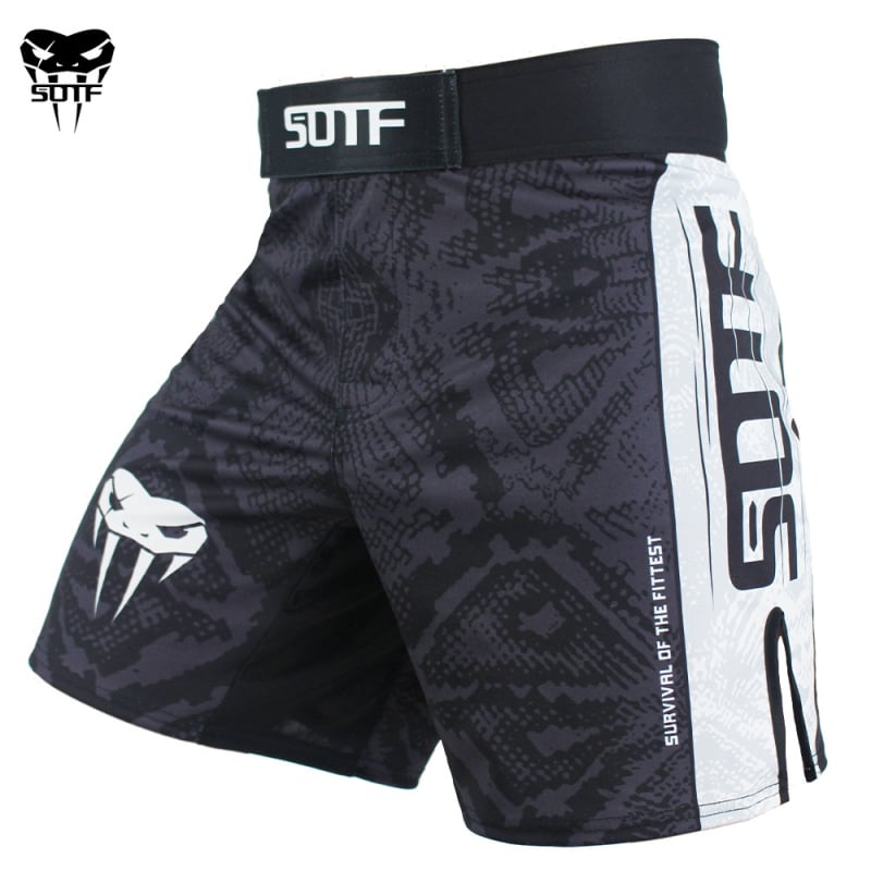MMA/Sanda borbene šortseve, poliesterna smjesa, poliester 90%, pogodne za Sanda/Muay Thai/MMA, muškarci, odrasli