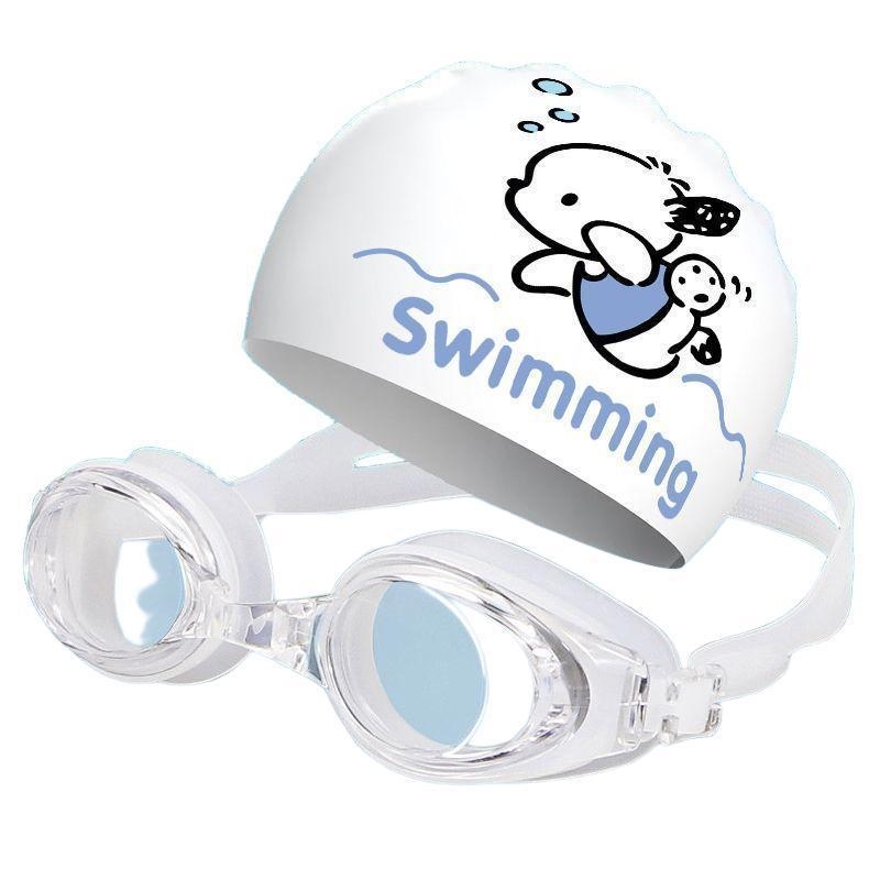 Odrasla silikonska kapa za plivanje s karikaturalnim uzorkom – na skladištu