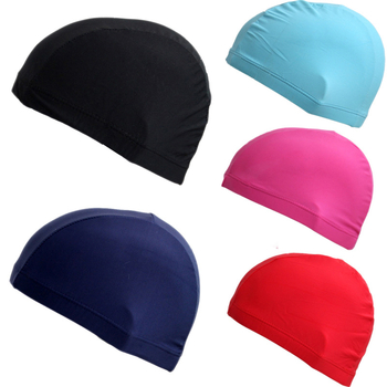 Κολυμβητικός σκούφος για ενήλικες, ύφασμα (άλλο) υλικό, μονόχρωμο σχέδιο, κατάλληλο για κολύμβηση και υδάτινες δραστηριότητες