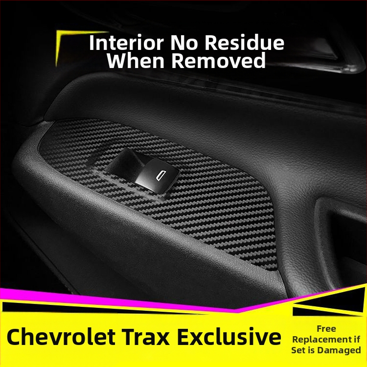 Εσωτερική διακόσμηση ανθρακονημάτων για Chevrolet Equinox, διακοσμητικό κάλυμμα κεντρικής κονσόλας και κάλυμμα ποδιών (Υλικό: ανθρακονήματα; Εγκατάσταση: μαγνητική; Εφαρμοζόμενα μέρη: πλευρά αυτοκινήτου; Σχέδιο: γρατζουνιές)