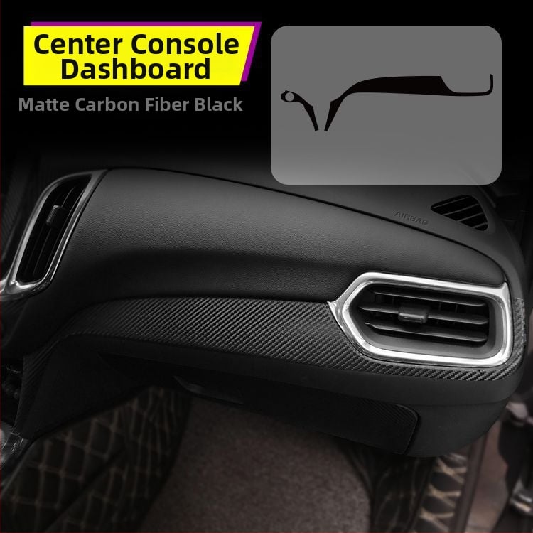 Εσωτερική διακόσμηση ανθρακονημάτων για Chevrolet Equinox, διακοσμητικό κάλυμμα κεντρικής κονσόλας και κάλυμμα ποδιών (Υλικό: ανθρακονήματα; Εγκατάσταση: μαγνητική; Εφαρμοζόμενα μέρη: πλευρά αυτοκινήτου; Σχέδιο: γρατζουνιές)